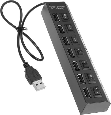TEHAUX USB Hub Port USB Splitter Multi USB Port Adapter for and High Speed Expander Portable and Reliable Design for Multiple Devices in Kuwait