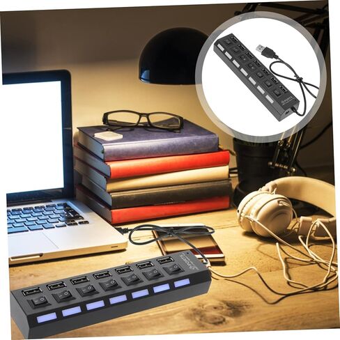 TEHAUX USB Hub Port USB Splitter Multi USB Port Adapter for and High Speed Expander Portable and Reliable Design for Multiple Devices in Kuwait