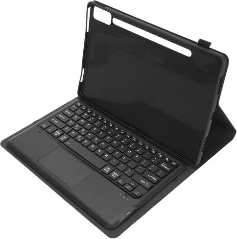 XUMIUZIY Tablet Keyboard Case, Ultra Thin Magnetic Tablet Case with Removable Wire Less Bluetooth Keyboard for Tab P12 12.7in Tablet with Touchpad Pen Holder TB370FU TB371FC (Black) in Kuwait