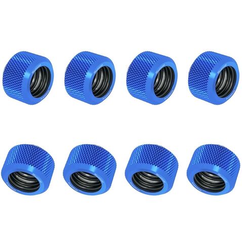 Barrow 4-Pack Water Cooling Fittings for OD 14mm Rigid Tubing, G1/4" Thread Compression Fittings Fits Hard Tube, Connectors with Sealed O-Rings for PC Liquid Cooling Loop (Silver) in Kuwait