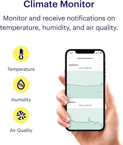 كاميرا مراقبة منزلية داخلية Canary Pro + خدمة مميزة لمدة عام متضمنة. واي فاي 24/7 شاهد البث المباشر، تسجيل سحابي لمدة 30 يومًا، تنبيهات ذكية، صفارة إنذار، مراقبة المناخ، محادثة ثنائية الاتجاه، رؤية ليلية والمزيد من الميزات الذكية in Kuwait