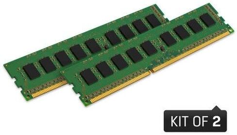 Kingston ValueRAM 8 جيجا بايت (وحدات 2x4 جيجا بايت) 1333 ميجا هرتز DDR3 Non-ECC CL9 DIMM ذاكرة سطح المكتب KVR1333D3N9K2/8G in Kuwait
