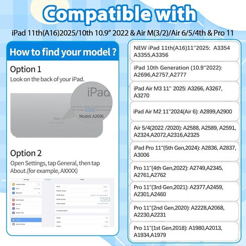 حافظة أطفال لجهاز iPad الجديد الجيل الحادي عشر (A16) 11 بوصة 2025 والجيل العاشر 10.9 بوصة 2022 & Air 11 بوصة 2025/2024 & Air 5th/4th Gen & Pro 11، غطاء متين مقاوم للصدمات مع حامل قلم رصاص ومقبض. وردي in Kuwait