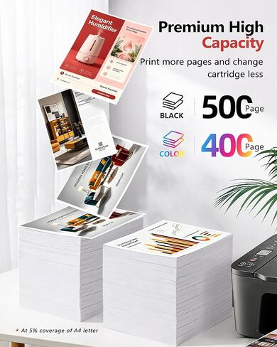 خرطوشة حبر PG-275XL CL-276XL بديلة لخراطيش الحبر Canon 275 و276 PG275 CL276 275XL 276XL لطابعة PIXMA TR4722 TR4720 TR4700 TS3522 TS3520 TS3722 TS3720 (عبوتان) in Kuwait