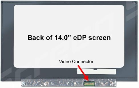 NT140WHM-N34 Narrow Edge New Replacement LCD Screen for Laptop LED Glossy in Kuwait