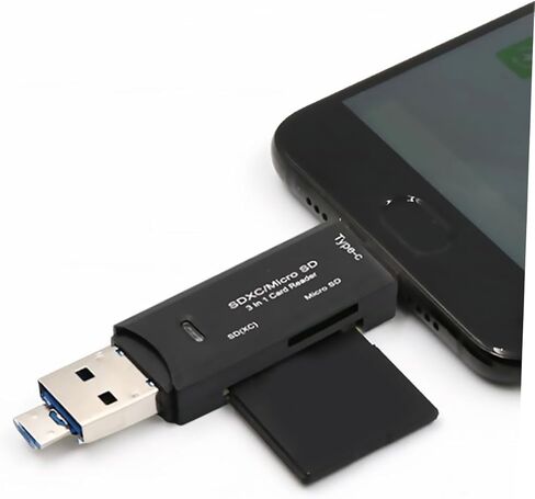 Type-c Micro USB Card Reader Memory Reader Usb2.0 OTG High-Speed Card for in Kuwait