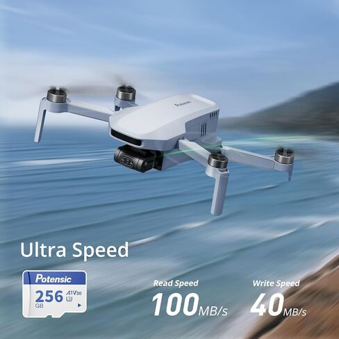 مجموعة Potensic ATOM SE Fly More Combo مع بطاقة ذاكرة Potensic سعة 256 جيجابايت in Kuwait