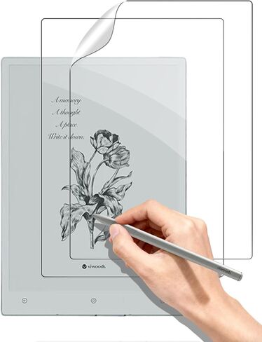 2-Pack Matte Screen Protector for Viwoods AiPaper 10.65 Inch,Matte Anti-Glare PET Film, Anti-Fingerprint & Scratch-Resistant for Natural Writing and Drawing in Kuwait