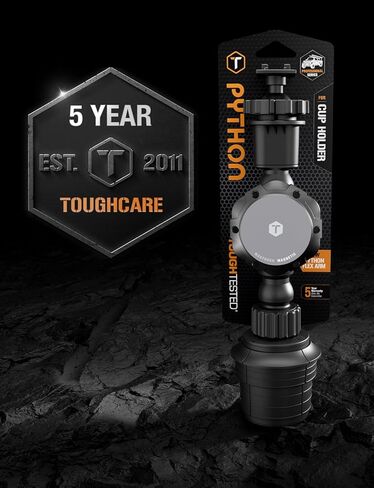 ToughTested MagTough Python Magnetic Cup Holder Phone Mount for Car, MagSafe-Compatible Phone Holder with Flexible Arm, Expandable Base, 360° Rotation for iPhone & Magnetic Cases in Kuwait