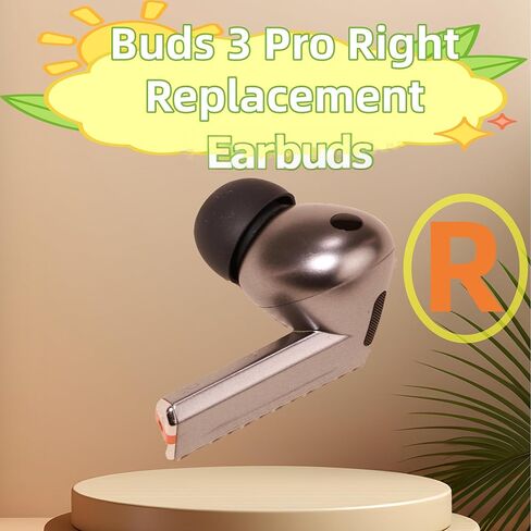 Original Single Right Replacement Earbud for Samsung Galaxy Buds 3 Pro SM-R630, True Wireless Bluetooth, AI Chip, Silver, Compatible Right Ear Only, Used Buds3Pro, R Side Buds Pro 3, Samsung Buds3 Pro in Kuwait