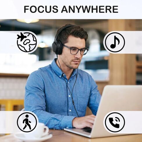 Wired Earbuds in-Ear Headphones with Microphone & Volume Control, 3.5mm Jack Stereo Sound, Noise Isolating for Phone Calls, Gaming, Daily Commute & Study, 2 Pack in Kuwait