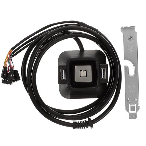 وصلة زر الطاقة Angoily، منافذ USB مزدوجة وصوت للوحة الأم للكمبيوتر المكتبي، تصميم سهل للمنزل والمكتب Ktv والمزيد in Kuwait