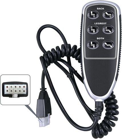 جهاز التحكم عن بعد البديل يناسب طراز La-Z-boy 11850U-07 الجزء #10.00035 REV Power عن بعد قاعدة سرير قابلة للتعديل in Kuwait