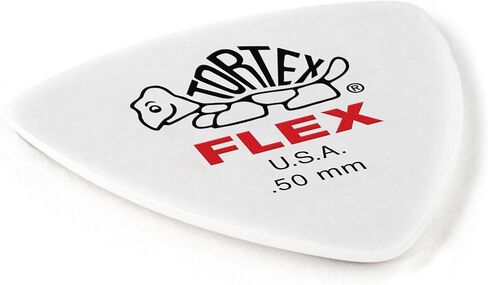 JIM DUNLOP Flex Triangle .50mm Red Guitar Pick-6 Pack, .50mm | White in Saudi Arabia