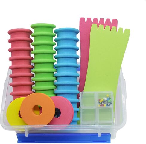 3 Pack 11-Slot Fishing Line Storage Holder for Storing Lines Winding Board Rigs Holder Leader with Tackle Box - EVA Material - Clear Storage Box in Kuwait