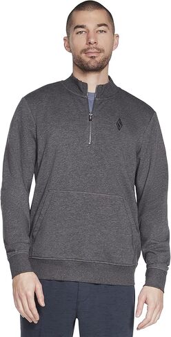 Skechers Mens Hoodless Hoodie 1/4 Zip in Saudi Arabia