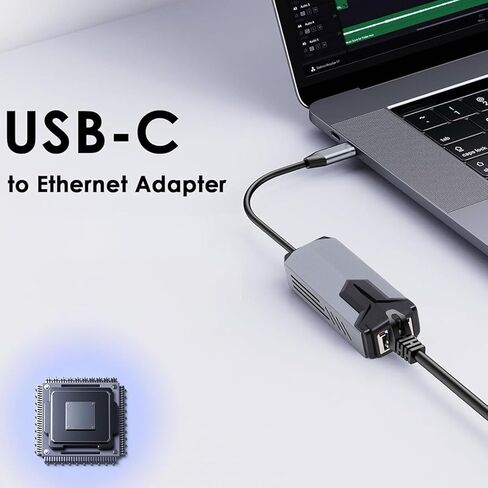 محول إيثرنت USB بسرعة 5 جيجابت في الثانية، غطاء ألومنيوم USB C إلى محول إيثرنت، محول شبكة من النوع C 3.0 إلى RJ45، مثالي لأجهزة الكمبيوتر المحمول وسطح المكتب in Kuwait