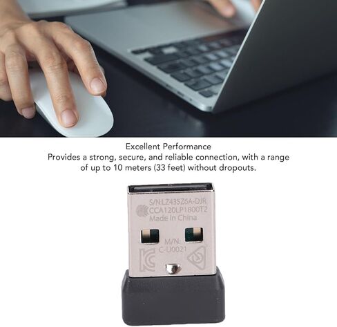 Vikye USB جهاز استقبال لاسلكي دونجل، محول نسخ احتياطي متعدد الأجهزة بطول 33 قدم يربط ما يصل إلى 6 أجهزة بواجهة واحدة، لفأرة لوحة المفاتيح in Kuwait