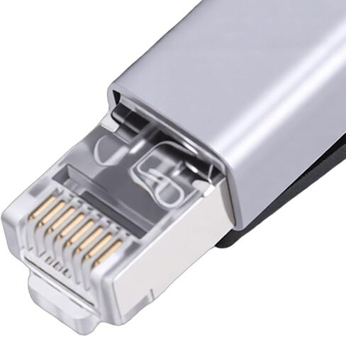 Zunate USB C to Ethernet Adapter, 1000Mbps RJ45 Female to Type C Male Gigabit Network Converter for Laptop, Tablet, Smartphone, Aluminum Alloy Housing Design in Kuwait