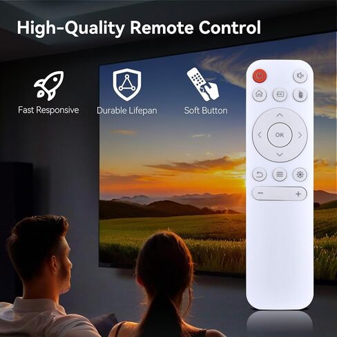 New Replacement Remote Control Compatible for Wielio Smart Projector 269D in Kuwait