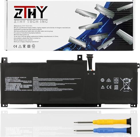 BTY-M49 Laptop Battery Replacement for MSI Modern 14 B4M B4MW B10M B10MW B10R B10RAS B11M B11MO B11MW B11SB Prestige 14 A10M A10RAS A10RB A10RD A10SC A11MT Summit E14 A11SCS A11SCST MS-14C1 MS-14DK in Kuwait