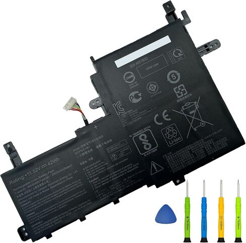 B31N1842 Laptop Battery Replacement for ASUS VivoBook 15 M513 S513EA S513IA X513EA X513EP VivoBook S15 K531FA K531FL S530FA S531FA S531FL S5500FL V531FA Series 3ICP5/57/80 0B200-03440000 in Kuwait