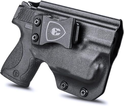 M&P Shield Plus TLR-6 Holster، IWB Kydex Holster Fit: S&W M&P Shield Plus/Shield M2.0 &M1.0 (9/.40) مُجهز بـ TLR6، حزام داخلي مخفي للحمل، Adj. غير قادر على الاحتفاظ، خيار اليد اليمنى/اليسرى in Kuwait