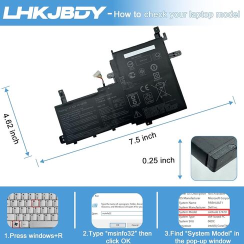 B31N1842 Laptop Battery Replacement for ASUS VivoBook 15 M513 S513EA S513IA X513EA X513EP VivoBook S15 K531FA K531FL S530FA S531FA S531FL S5500FL V531FA Series 3ICP5/57/80 0B200-03440000 in Kuwait