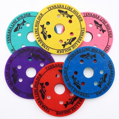 6 Pack Tenkara Line Holder Cards Colorful Fishing Winder Holder Clip Tenkara Line Keeper for Fishing Lover in Kuwait