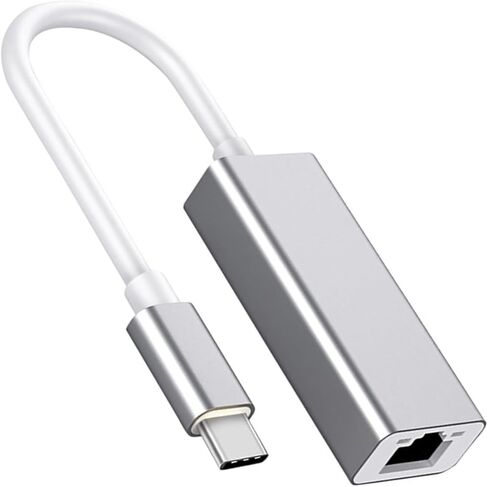 USB-C to RJ45 Ethernet Adapter 1000Mbps Support WiFi Laptop Gigabit Network Connection 802.11n in Kuwait