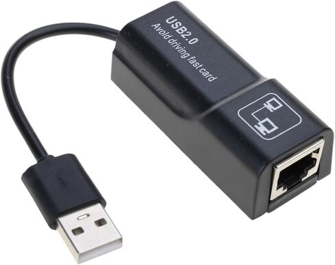 محول USB إلى إيثرنت USB 2.0 إلى 10 / 100 ميجابايت في الثانية لنقل بيانات الشبكات لأجهزة الكمبيوتر المحمول سهلة التركيب in Kuwait