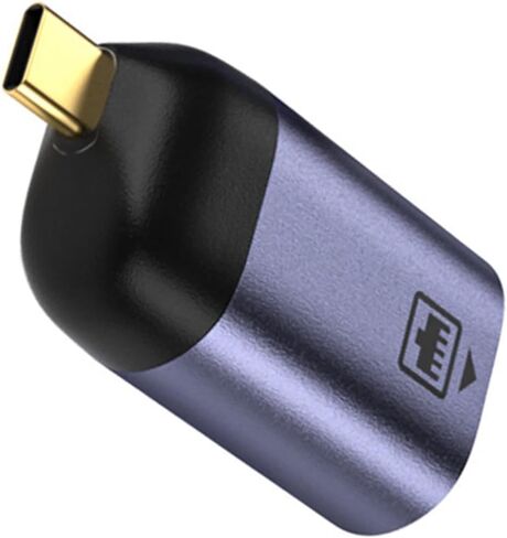USB-C to Ethernet Adapter, USB Type-C to RJ45 Gigabit Ethernet LAN Network Adapter Compatible for Laptop Tablet US in Kuwait