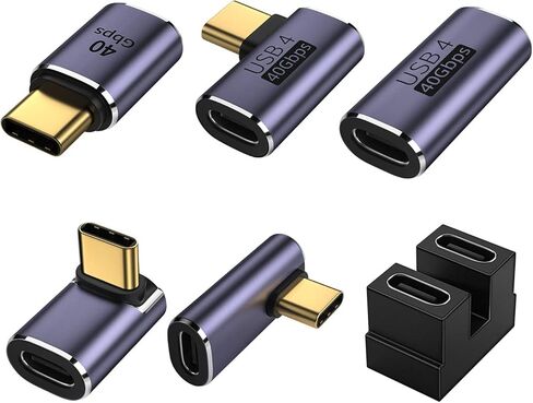 Type-c 40Gbps Data Transfer Adapter Type C Female to Male Extender Adapter for Devices Gold Plating Process in Kuwait