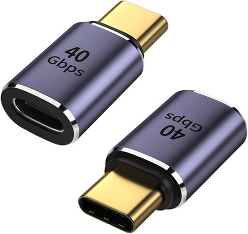 Type-c 40Gbps Data Transfer Adapter Type C Female to Male Extender Adapter for Devices Gold Plating Process in Kuwait
