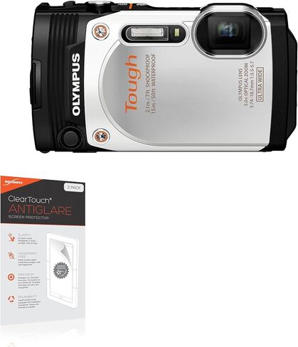 واقي شاشة BoxWave متوافق مع Olympus TG-860 - ClearTouch مضاد للوهج (عبوتان)، طبقة رقيقة غير لامعة مضادة لبصمات الأصابع in Kuwait