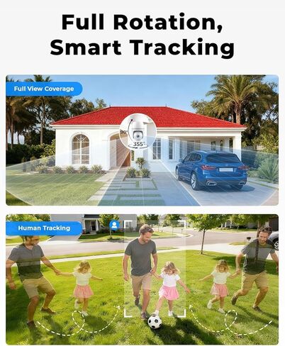 2K Light Bulb Camera Ourdoor, 5G/2.4G Wireless Outdoor Camera, Light Bulb Security Camera with AI Human Detection, Color Night Vision, Motion Alerts, 2-Way Audio, Compatible with Alexa in Kuwait
