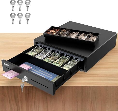 حزمة POS Pro – درج نقود عالي التحمل مقاس 16 بوصة + حامل iPad (الجيل العاشر) | حل آمن وموفر للمساحة للبيع بالتجزئة والمطاعم in Kuwait