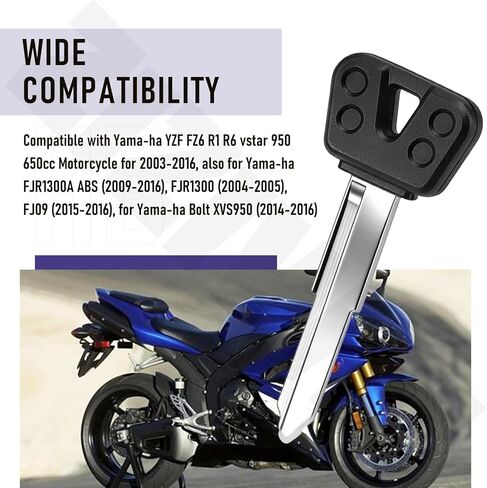 3 قطع بديلة من مفتاح الإشعال غير مقطوعة لدراجة نارية Yama-ha YZF FZ6 R1 R6 vstar 950 650cc لعام 2003-2016 - استبدال 4BH-82511-09-00، 4BH825110900 - أسود in Kuwait