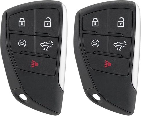 Smart Car Key Fob Replacement for GMC Sierra 1500 2500 3500 Chevy Silverado Truck 2022 2023 2024 2025 Keyless Entry Remote Control 433Mhz YG0G21TB2 13548440 13548437 2PCS ﻿ in Kuwait