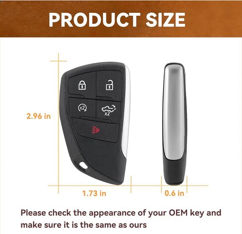 Smart Car Key Fob Replacement for GMC Sierra 1500 2500 3500 Chevy Silverado Truck 2022 2023 2024 2025 Keyless Entry Remote Control 433Mhz YG0G21TB2 13548440 13548437 2PCS ﻿ in Kuwait