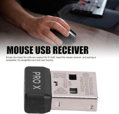 GOWENIC USB Dongle Mouse Receiver, 2.4G Wireless Receiver Adapter for G Pro X Superlight Wireless Gaming Mouse, USB Plug Easy Pairing via G HUB Software in Kuwait