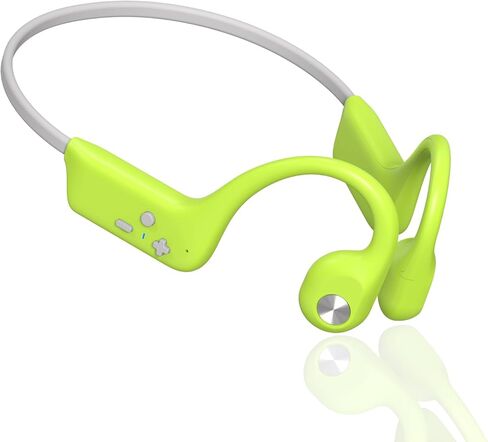 سماعات رأس 2026 Bone Conduction Bluetooth 6.0، سماعة أذن مفتوحة مع ميكروفون، شحن من النوع C، عمر بطارية 10 ساعات، مقاومة للتعرق IPX5، اتصال بجهاز مزدوج، راحة 22 جرام، للمكتب والرياضة (أسود) in Kuwait