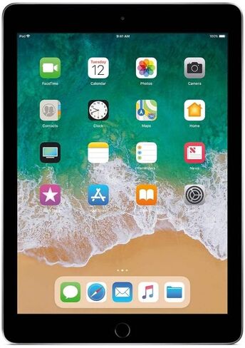 Apple 9.7in iPad (Early 2018, 32GB, Wi-Fi Only, Silver) MR7G2LL/A (Renewed) in Saudi Arabia
