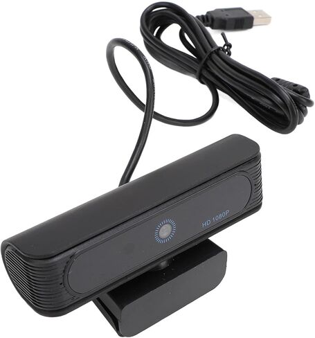 كاميرا ويب فاباتر، HD 1080P 120 درجة عدسة واسعة الزاوية للتعرف على الوجه، كاميرا كمبيوتر USB مع التوصيل والتشغيل لمؤتمرات الفيديو، والألعاب، والبث على 10 و11 in Kuwait