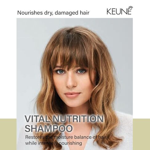 KEUNE Care Vital Nutrition Shampoo, Intense Nourishing & Moisturizing Cleanser for Dry or Damaged Hair, 10.1 Fl Oz in Kuwait