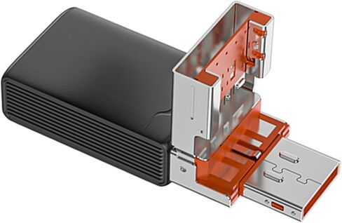 Type C USB MicroSDs Card Adapter Reader 480Mbps Data Transter for Easy Transport and Use in Saudi Arabia
