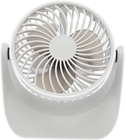 USB Desk Fan with 3 Speed Modes, Rotatable Head, USB Charge, Stable Base, Small for Office and Home Use - Portable Cooling, Adjustable Airflow, Quiet Operation in Kuwait