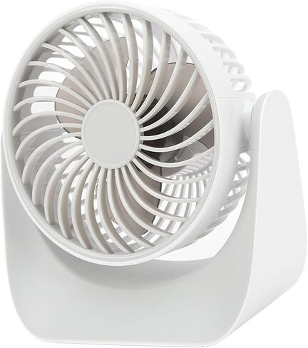 USB Desk Fan with 3 Speed Modes, Rotatable Head, USB Charge, Stable Base, Small for Office and Home Use - Portable Cooling, Adjustable Airflow, Quiet Operation in Kuwait