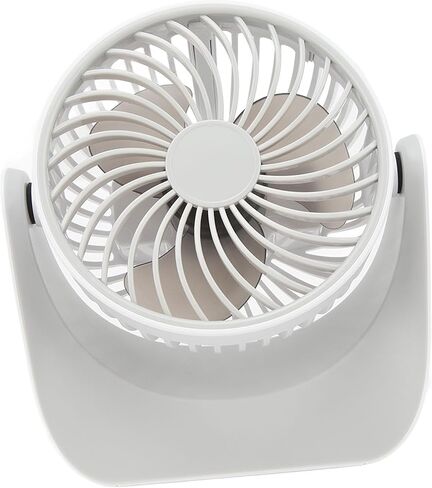 USB Desk Fan with 3 Speed Modes, Rotatable Head, USB Charge, Stable Base, Small for Office and Home Use - Portable Cooling, Adjustable Airflow, Quiet Operation in Kuwait