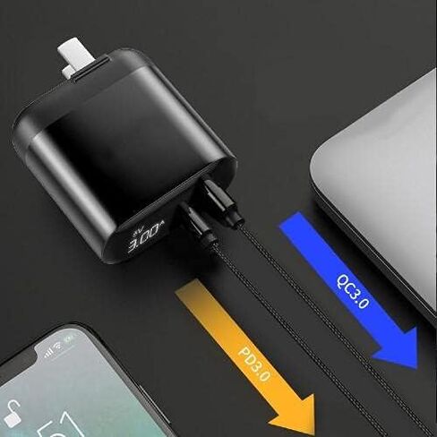 شاحن BoxWave متوافق مع الكمبيوتر المحمول والكمبيوتر اللوحي Kano PC الذي يعمل باللمس 1110-01 (11.6 بوصة) - شاحن حائط PowerDisplay PD (18 واط) - أسود جيت in Kuwait